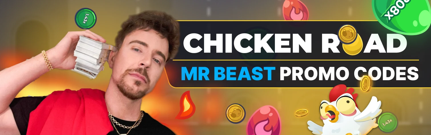 Mr beast chicken road promo codes.